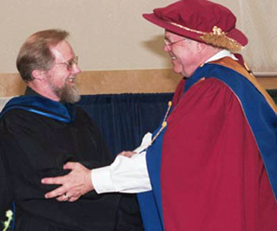 Andreas Schroeder Honourary degree